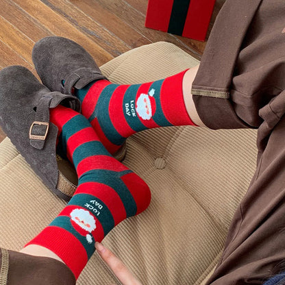 Chaussettes rouges de Noël (4 paires) - image 4