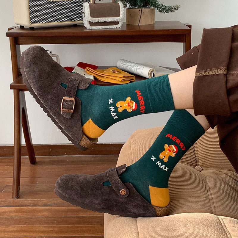 Chaussettes rouges de Noël (4 paires) - image 7