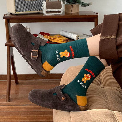 Chaussettes rouges de Noël (4 paires) - image 7