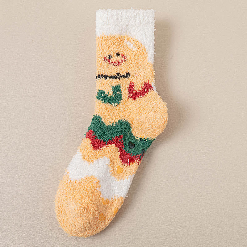 Chaussettes-chaussons en polaire corail qui ne peluchent pas - Jaune - EU36-40(US3-7) - image 13