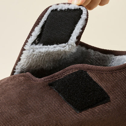 Pantoufles douillettes en polaire grande taille - image 4