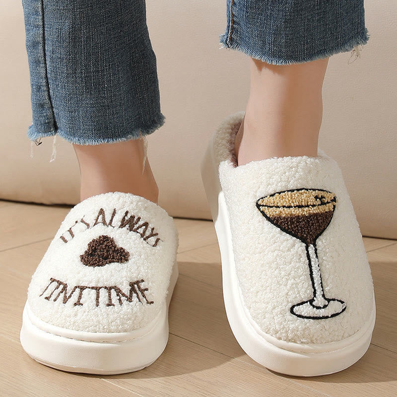 Pantoufles en verre à cocktail grande taille - image 0