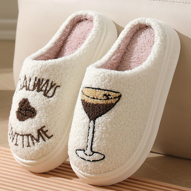 Pantoufles en verre à cocktail grande taille - Blanc - EU44-45(US9-10) - image 3