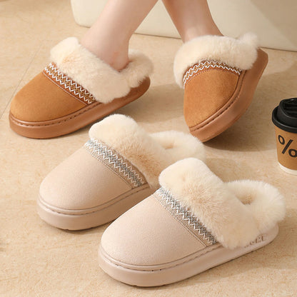 Pantoufles ethniques en dentelle grande taille - image 3