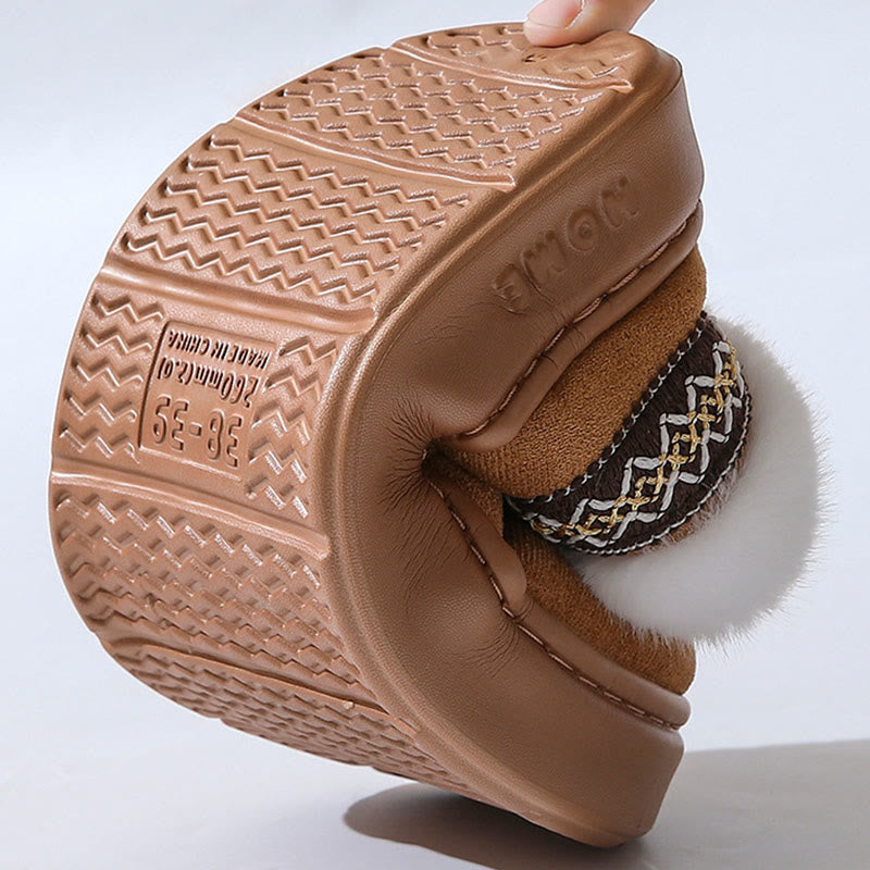 Pantoufles en daim souple grande taille - image 6