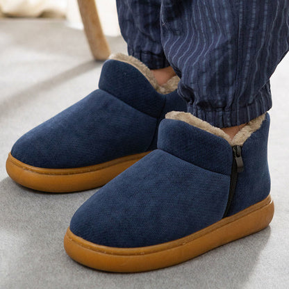 Pantoufles souples à fermeture éclair grande taille - image 1