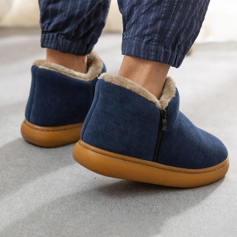 Pantoufles souples à fermeture éclair grande taille - image 2