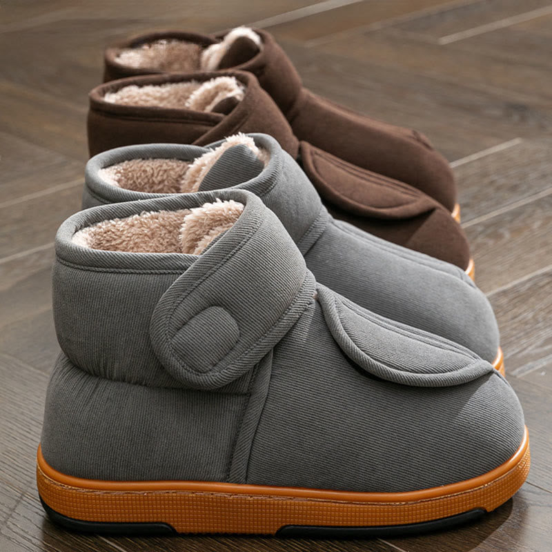 Pantoufles d'hiver coupe-vent grandes tailles - image 5