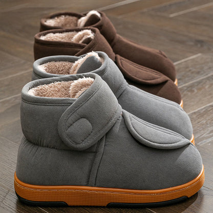 Pantoufles d'hiver coupe-vent grandes tailles - image 5