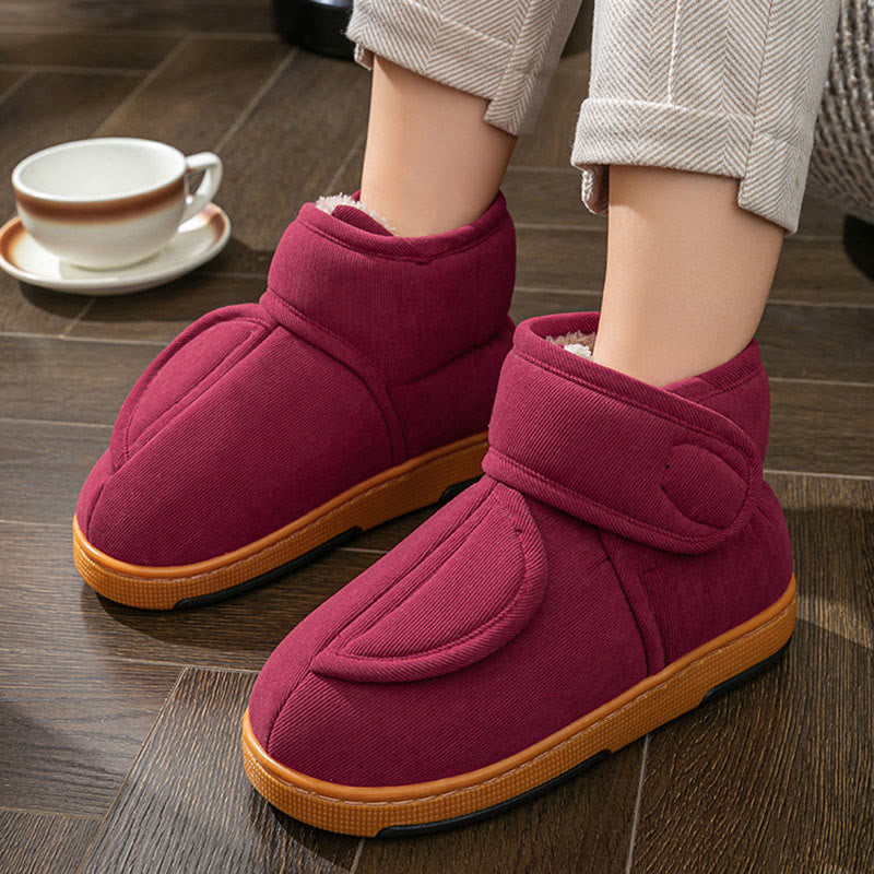 Pantoufles d'hiver coupe-vent grandes tailles - image 0