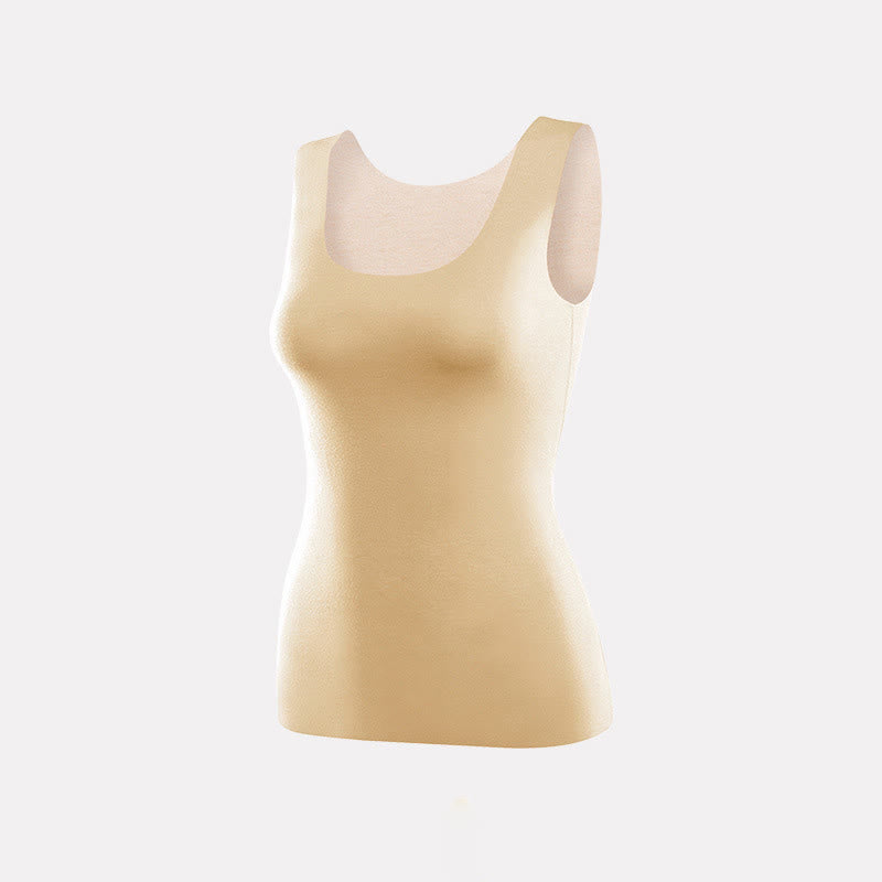 Gilet de base extensible sans coutures à col en U - Nu - 3XL - image 6
