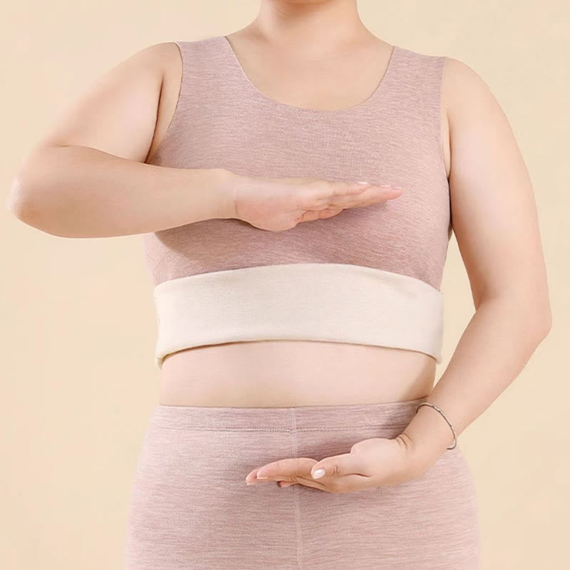 Gilet de base extensible sans coutures à col en U - image 3