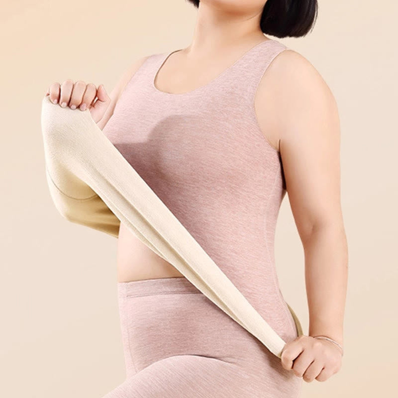 Gilet de base extensible sans coutures à col en U - image 2