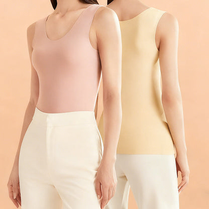 Gilet de base extensible sans coutures à col en U - image 4