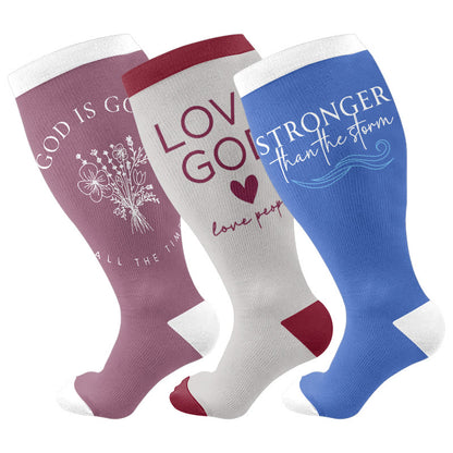 Chaussettes de compression Faith Christia grandes tailles - image 5
