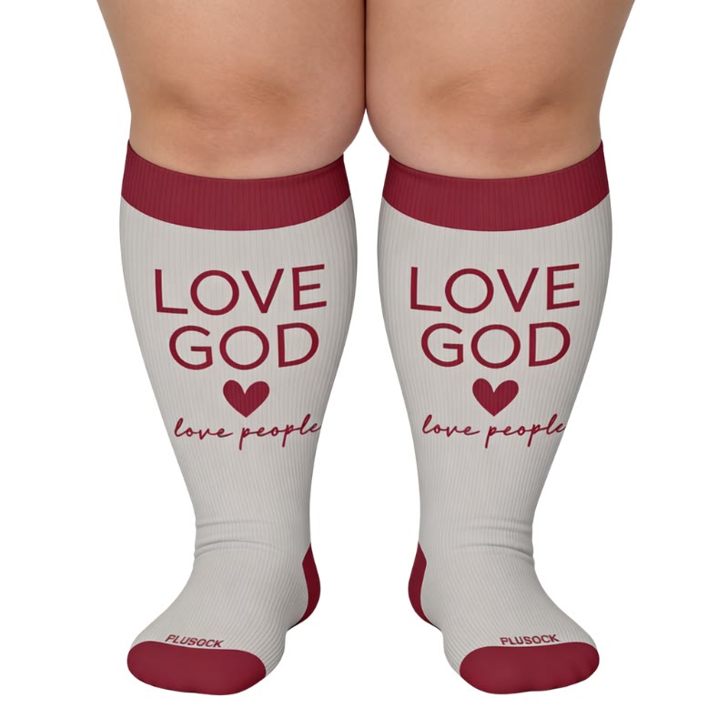 Chaussettes de compression Faith Christia grandes tailles - image 1