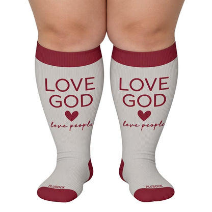 Chaussettes de compression Faith Christia grandes tailles - image 1