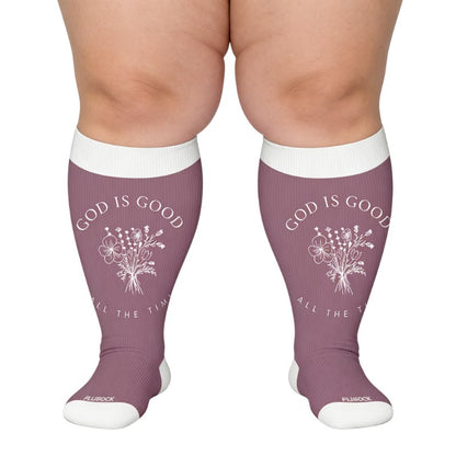 Chaussettes de compression chrétiennes grandes tailles (3 paires) - image 3