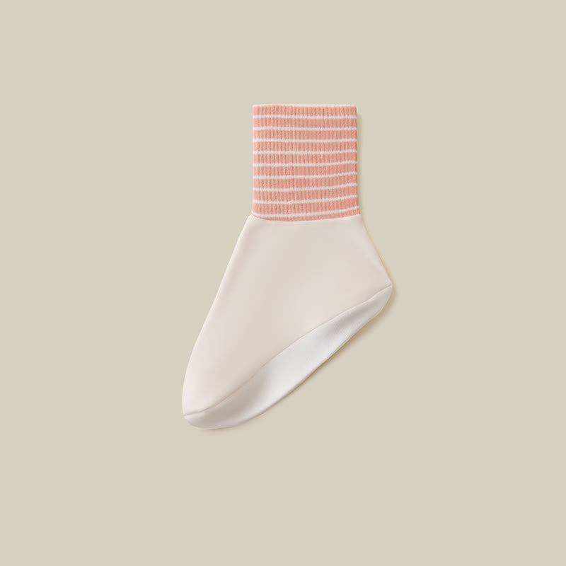 Chaussettes de nuit sans coutures à l'huile d'armoise (4 paires) - Rose - EU36-43(US3-9) - image 13