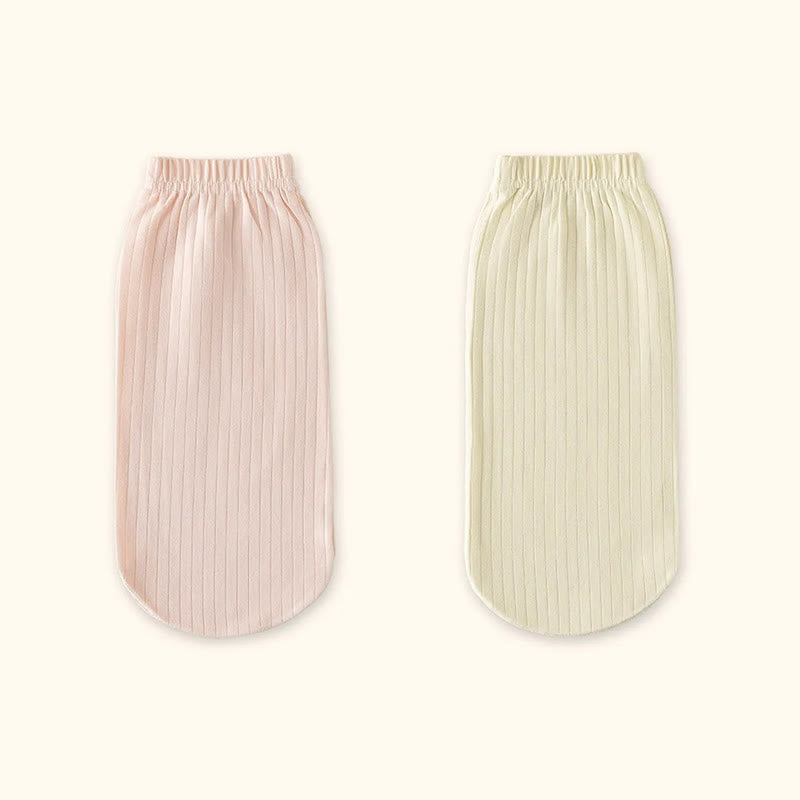 Chaussettes de nuit en coton doux (2 paires) - Rose + Jaune - EU36-43(US3-9) - image 9