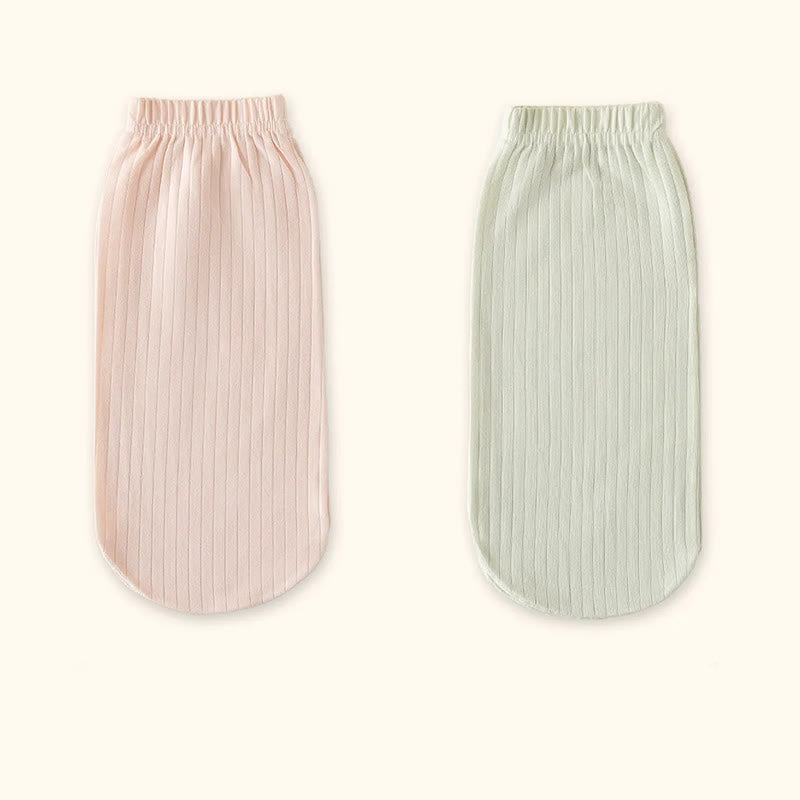 Chaussettes de nuit en coton doux (2 paires) - Rose et vert - EU36-43(US3-9) - image 10