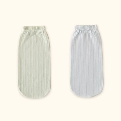 Chaussettes de nuit en coton doux (2 paires) - Vert + Bleu - EU36-43(US3-9) - image 11