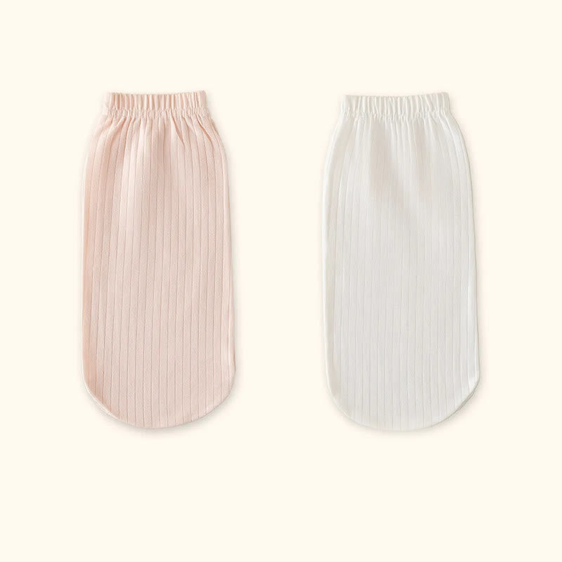 Chaussettes de nuit en coton doux (2 paires) - Rose et blanc - EU36-43(US3-9) - image 12