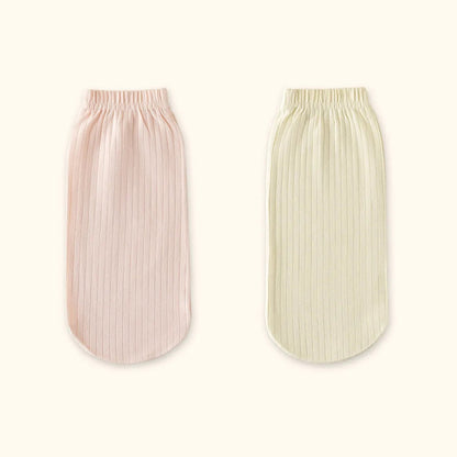 Chaussettes de nuit en coton doux (2 paires) - Rose + Jaune - EU36-43(US3-9) - image 9