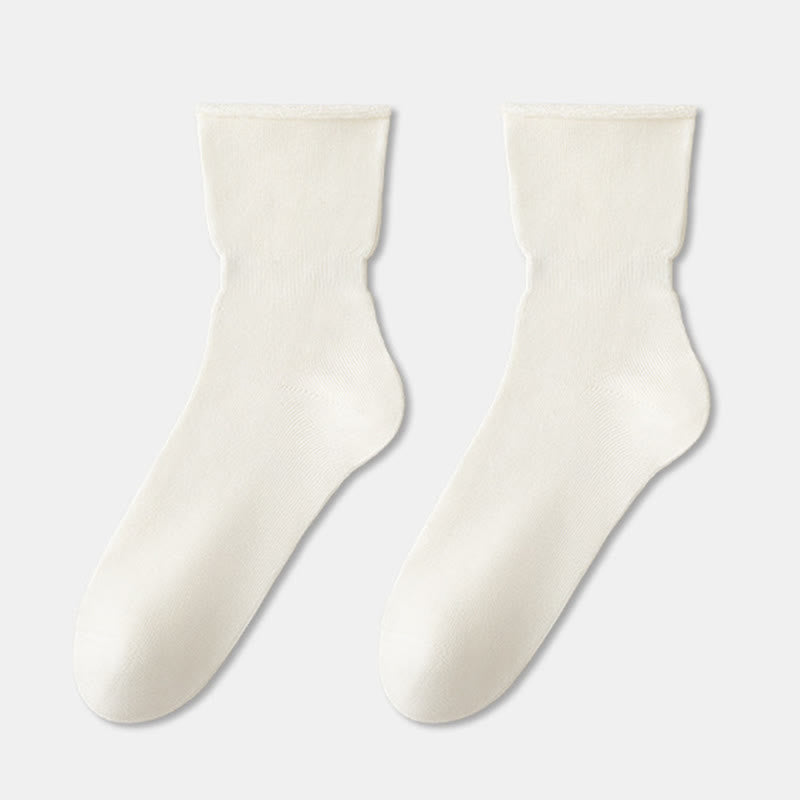 Chaussettes de nuit douces pour la peau (2 paires) - Blanc - EU36-45 (US3-11) - image 14