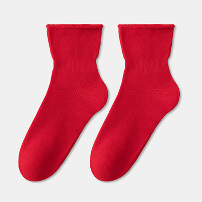 Chaussettes de nuit douces pour la peau (2 paires) - Rouge - EU36-45 (US3-11) - image 12