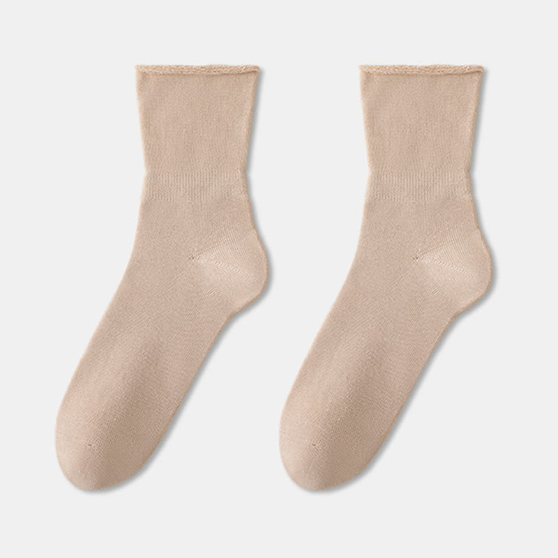 Chaussettes de nuit douces pour la peau (2 paires) - Abricot - EU36-45 (US3-11) - image 13