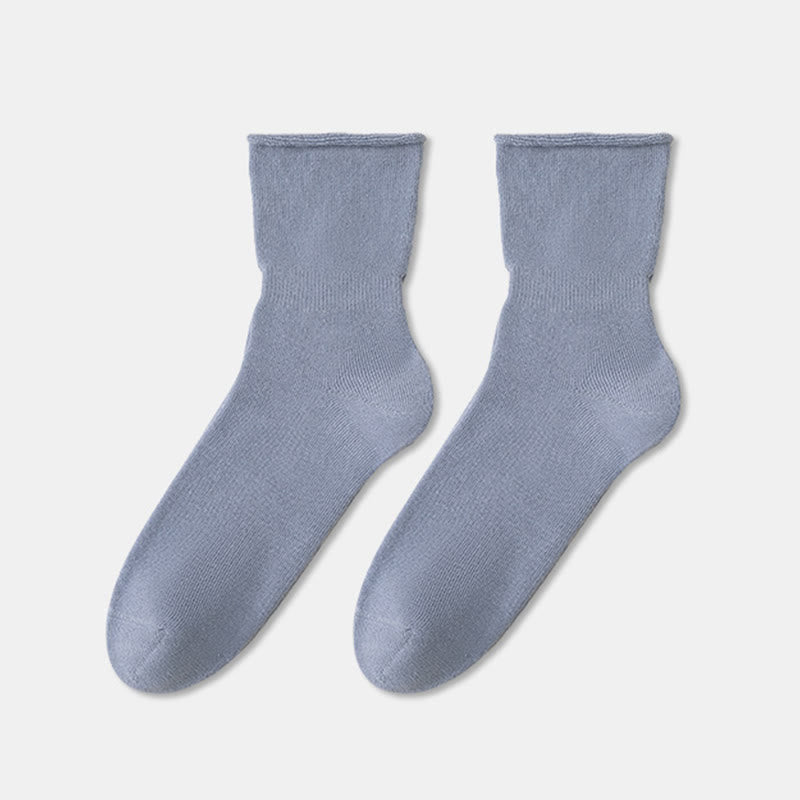 Chaussettes de nuit douces pour la peau (2 paires) - Bleu clair - EU36-45 (US3-11) - image 18