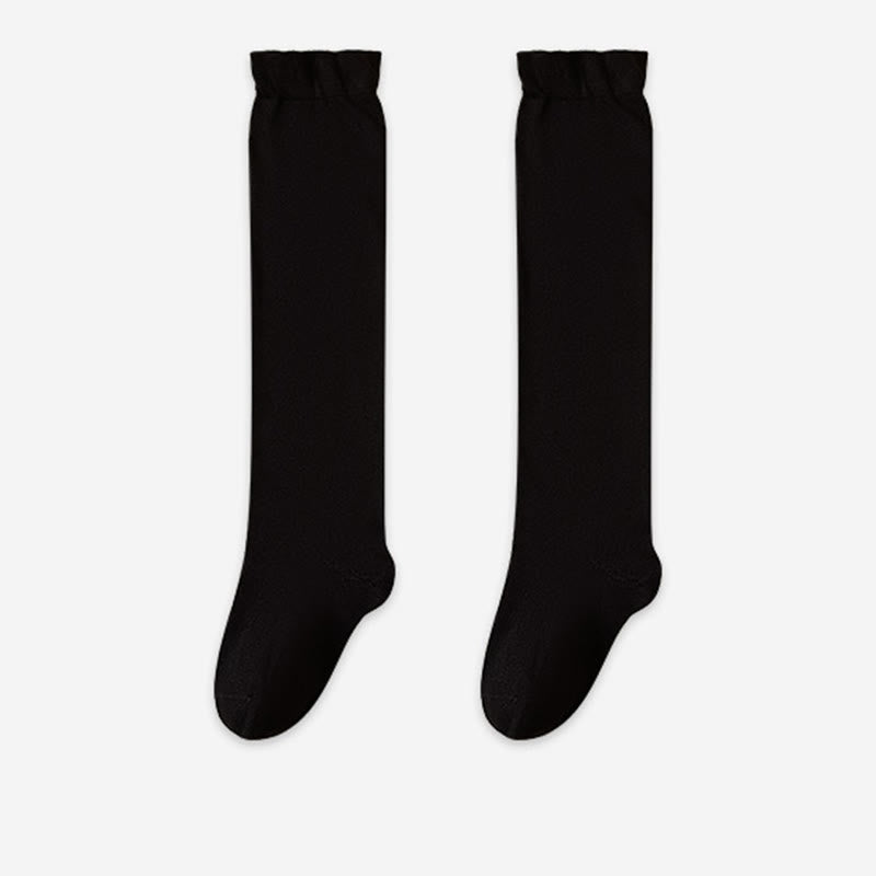 Chaussettes de nuit respirantes et douces montantes jusqu'aux genoux (3 paires) - Noir - UE36-39 (US3-6) - image 13