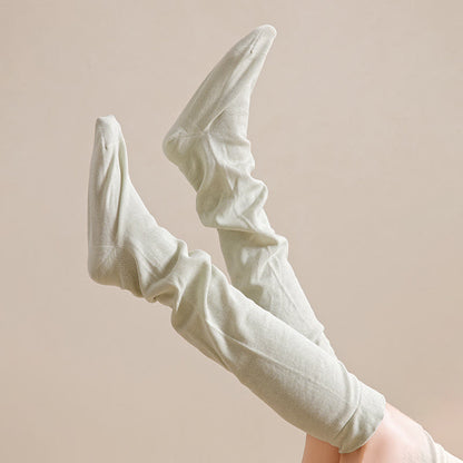 Chaussettes de nuit respirantes et douces montantes jusqu'aux genoux (3 paires) - image 8