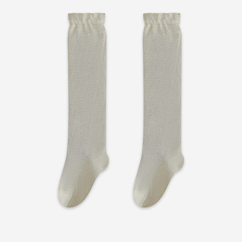 Chaussettes de nuit respirantes et douces montantes jusqu'aux genoux (3 paires) - Vert - UE36-39 (US3-6) - image 17