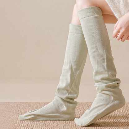 Chaussettes de nuit respirantes et douces montantes jusqu'aux genoux (3 paires) - image 9