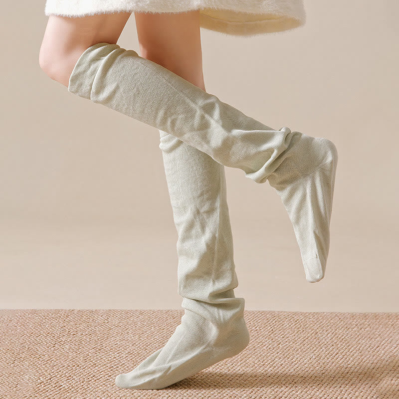 Chaussettes de nuit respirantes et douces montantes jusqu'aux genoux (3 paires) - image 7