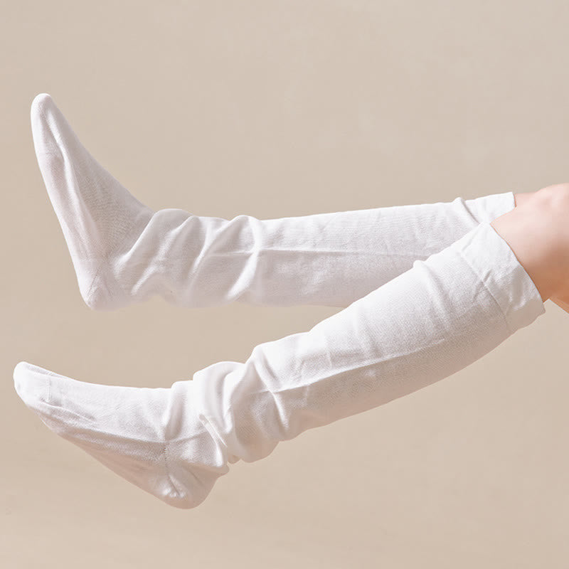 Chaussettes de nuit respirantes et douces montantes jusqu'aux genoux (3 paires) - image 6
