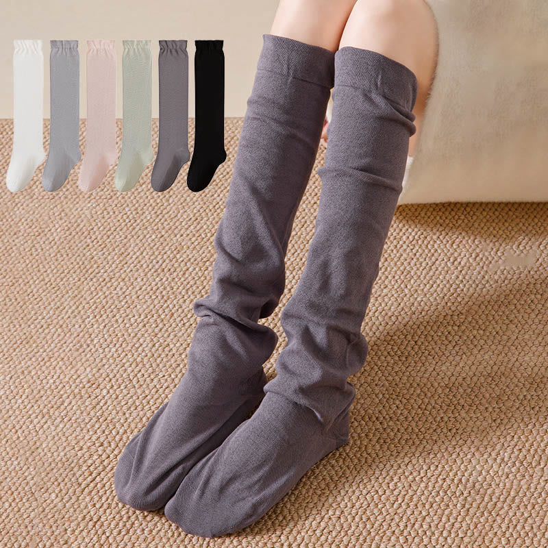 Chaussettes de nuit respirantes et douces montantes jusqu'aux genoux (3 paires) - image 0