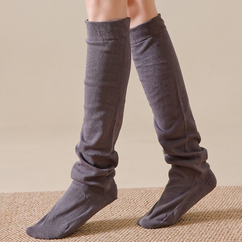 Chaussettes de nuit respirantes et douces montantes jusqu'aux genoux (3 paires) - image 10