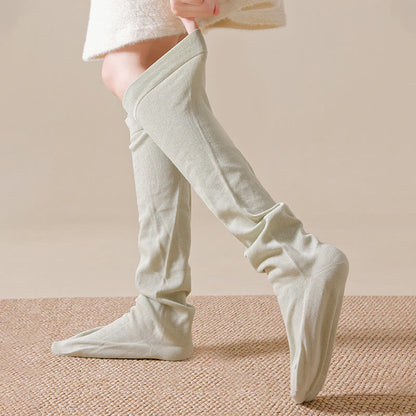 Chaussettes de nuit respirantes et douces montantes jusqu'aux genoux (3 paires) - image 1