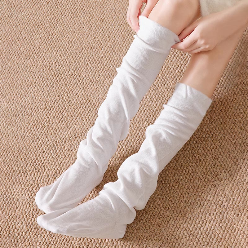 Chaussettes de nuit respirantes et douces montantes jusqu'aux genoux (3 paires) - image 4