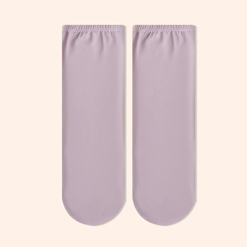 Chaussettes de nuit chaudes et confortables jusqu'aux genoux - Violet - EU36-40(US3-7) - image 5