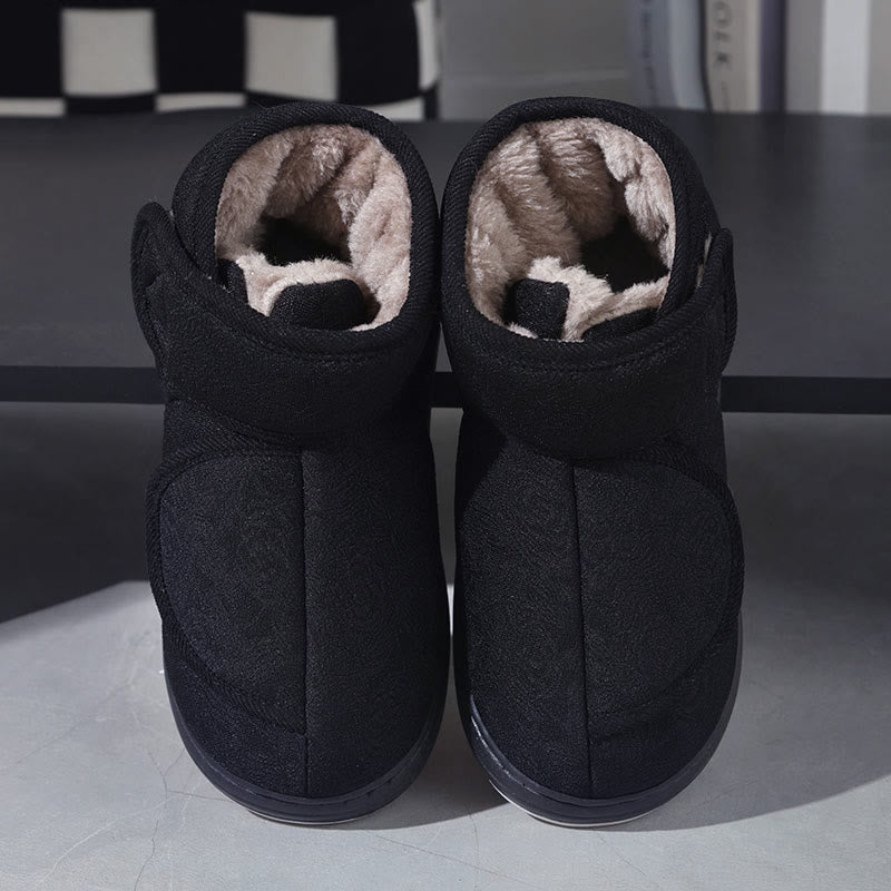 Pantoufles à imprimé floral grande taille - Noir - EU44-45(US9-10) - image 13