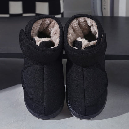 Pantoufles à imprimé floral grande taille - Noir - EU44-45(US9-10) - image 13