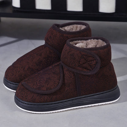 Pantoufles à imprimé floral grande taille - image 9