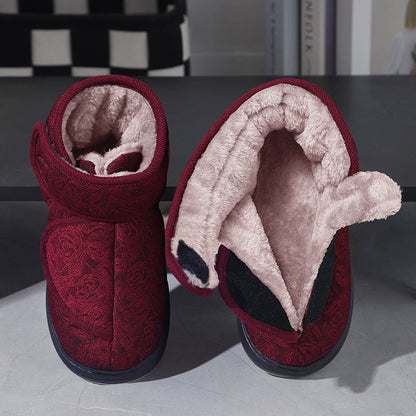 Pantoufles à imprimé floral grande taille - image 7