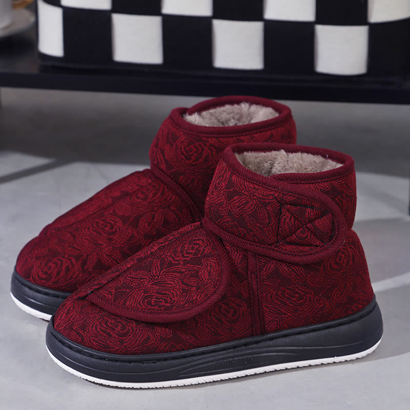 Pantoufles à imprimé floral grande taille - image 10