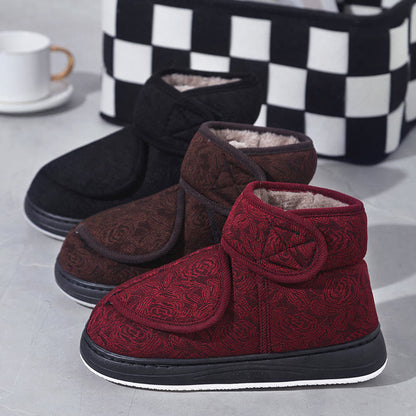 Pantoufles à imprimé floral grande taille - image 5