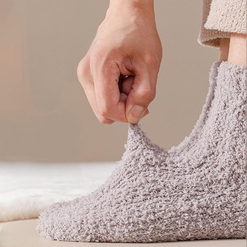 Chaussettes de nuit unies - image 6